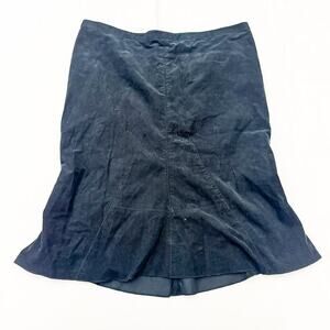 BCBG Maxazria 100% Cotton Black Pencil Skirt Size 10